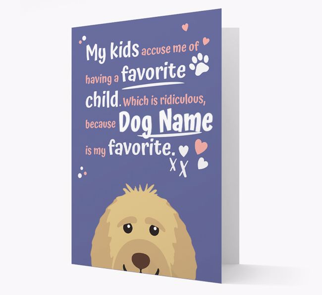 'Favorite Child' - Personalized {breedFullName} Card 